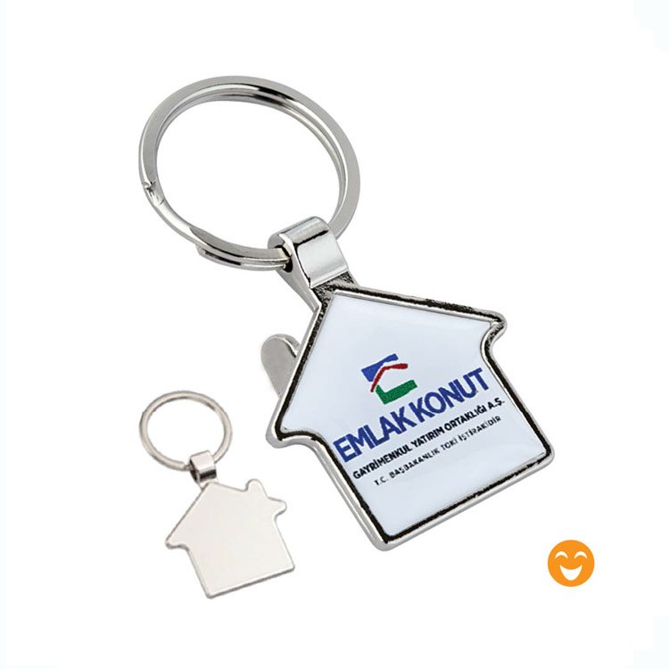 3361 Promosyon Metal Ev Anahtarlık İKİ YAKANIN PROMOSYON MERKEZİ